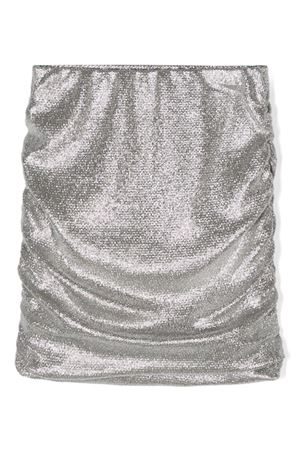 silver viscose skirt MISS BLUMARINE KIDS | IF4054J480708207